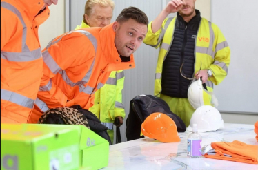 Ben In hi-vis 